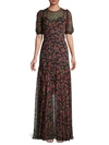Dolce & Gabbana Moody Floral-print Silk Maxi Dress