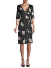 AVANTLOOK FLORAL-PRINT WRAP DRESS,0400012394614