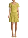 VALENTINO EMBROIDERED FLORAL DRESS,0400012383536