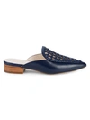 COLE HAAN PAYSON WOVEN LEATHER MULES,0400011623449