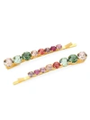 LELET SWAROVSKI TAPERED SPRING ST. BOBBY PIN SET,0400011960426