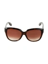 ALEXANDER MCQUEEN 57MM CAT EYE SUNGLASSES,0400011920628