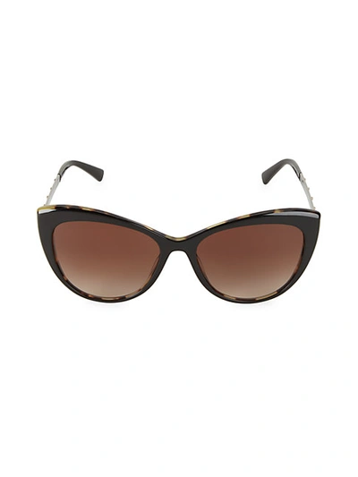 Versace 57mm Cat Eye Sunglasses In Black
