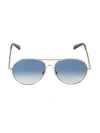 WEB 58MM METAL AVIATOR SUNGLASSES,0400012300591