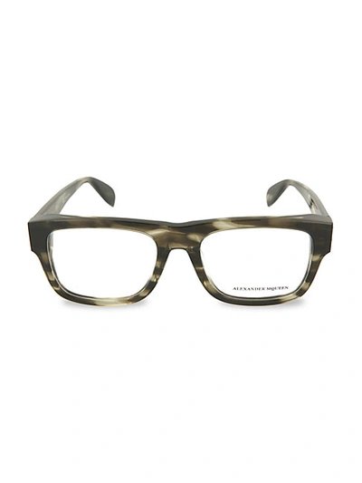Alexander Mcqueen 53mm Square Optical Glasses