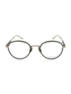 BOTTEGA VENETA 50MM ROUND OPTICAL GLASSES,0400012451831