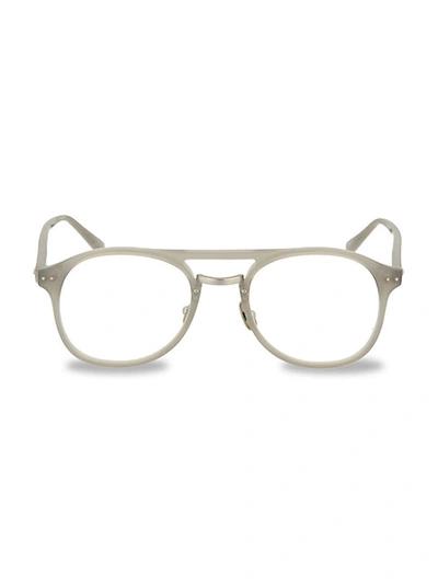 Linda Farrow 48mm Round Optical Glasses
