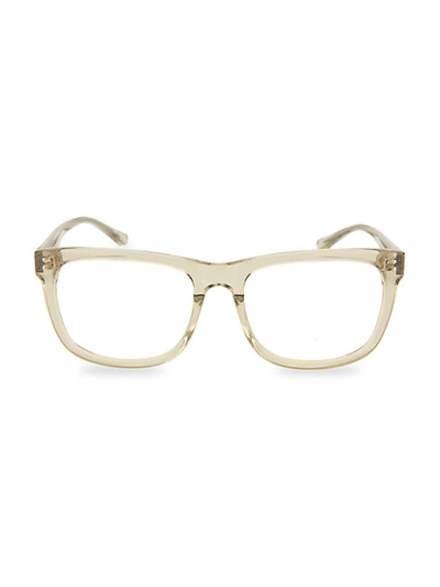 Linda Farrow 56mm Clear Rectangular Optical Glasses