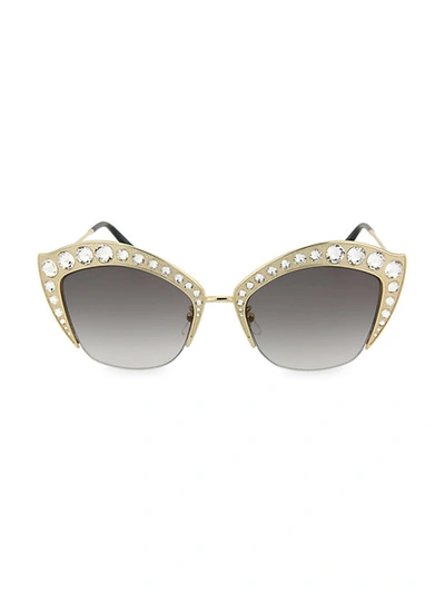 Gucci 53mm Cat Eye Sunglasses