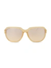 Linda Farrow 61mm Square Sunglasses