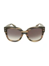 ALEXANDER MCQUEEN 57MM SQUARE SUNGLASSES,0400011722506