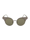 BOTTEGA VENETA 49MM NOVELTY WINGED SUNGLASSES,0400012677283