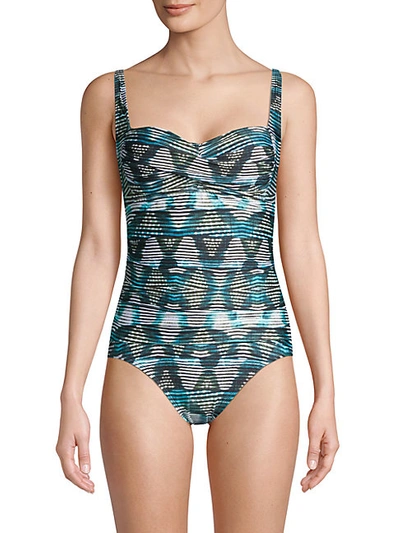 La Blanca Swim Refresh Graphic Print On-piece