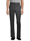 SAKS FIFTH AVENUE BUTTONED WOOL PANTS,0400010641768