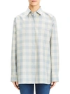 THEORY FUJI CHECK BUTTON-DOWN SHIRT,0400011751285