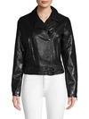 T TAHARI BELTED FAUX LEATHER MOTO JACKET,0400099277735