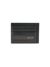 BALLY LORTYN LEATHER CARD CASE,0400012166485