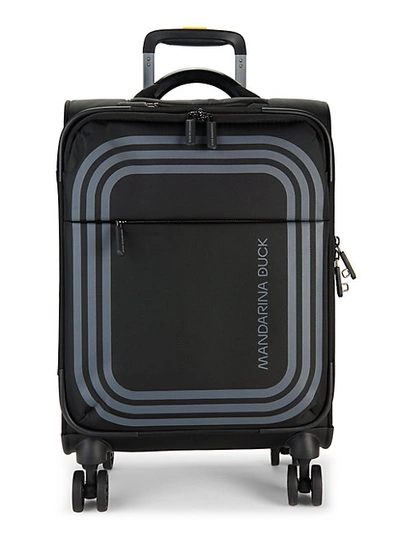 Mandarina Duck Bilbao 22-inch Cabin Trolley Suitcase In Black