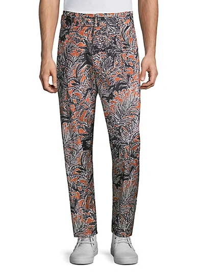 3.1 Phillip Lim / フィリップ リム Cropped Pleated Printed Pants In Palm Tree