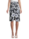 MARISSA WEBB FLORAL-PRINT TIE-FRONT SKIRT,0400010623927