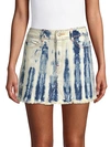 FRANKIE B CINDY DENIM MINI SKIRT,0400011693485