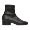 Maison Margiela Black Eco Leather Tabi Sock Boots