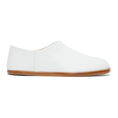 Maison Margiela White Tabi Babouche Loafers