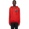 MAISON MARGIELA RED 'STEREOTYPE' HOODIE
