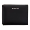 ACNE STUDIOS BLACK TRIFOLD CARD WALLET