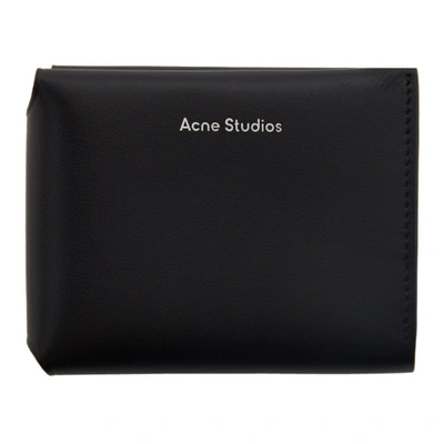 Acne Studios Men's Genuine Leather Wallet Credit Card In Black