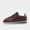 Nike Women's Classic Cortez Leather Casual Shoes In Purple