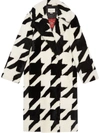 GUCCI HOUNDSTOOTH SHEARLING COAT