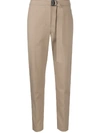 BRUNELLO CUCINELLI STRAIGHT-LEG BELTED TROUSERS