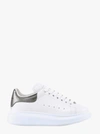 Alexander Mcqueen Metallic-trimmed Leather Exaggerated-sole Sneakers In Black