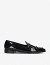 Edhen Milano Brera Double-buttoned Patent-leather Monk Shoes In Black