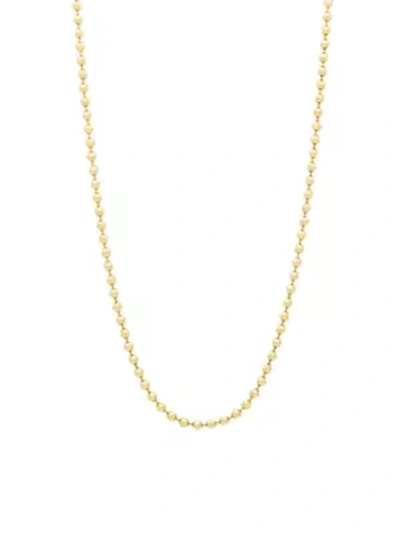 Stephanie Winsdor Women's 18k Solid Yellow Gold Ball Chain Necklace/24"