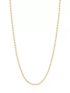 STEPHANIE WINSDOR WOMEN'S 18K SOLID YELLOW GOLD BALL CHAIN NECKLACE/26",0400012767218