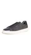Ferragamo Men's Cube Stromboli Sand Low-top Sneakers In Stromboli/stromboli