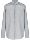 FERRAGAMO GANCINI PRINT COTTON SHIRT