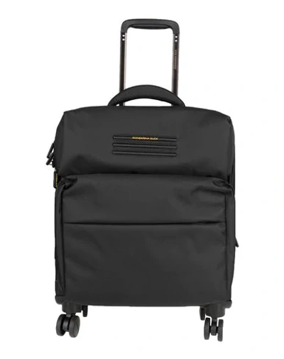 Mandarina Duck Wheeled Luggage In Black