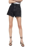 ANINE BING HIGH WAIST DENIM SHORTS,A-05-0055-009