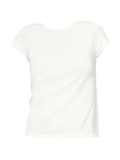 Re/done X Hanes Modern Cotton 1960s Slim Tee In Vintage White