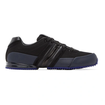 Y-3 Black & Navy Sprint Sneakers In Blk/nvy
