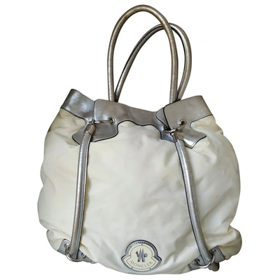 Pre-owned Moncler Beige Leather Handbag