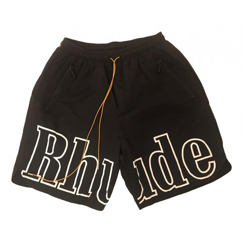 rhude camo shorts