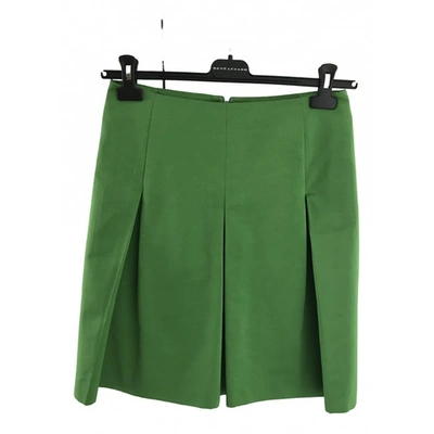 Pre-owned Etro Green Cotton Skirt