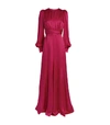 ANDREW GN GATHERED WAIST GOWN,15604426