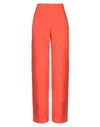 Theory Casual Pants In Orange