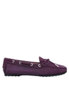 Tod's Loafers In Purple