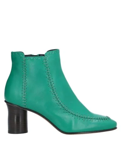 Jw Anderson Ankle Boot In Green